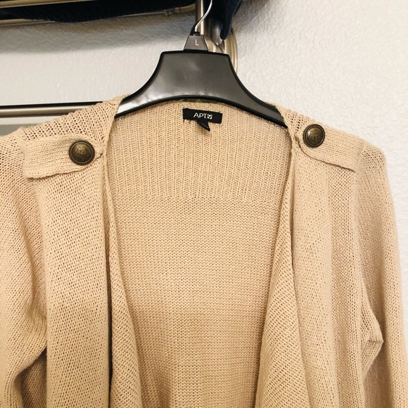 A.P.T. 9 Open Front Draped Cardigan.
Sz large. - Picture 4 of 7